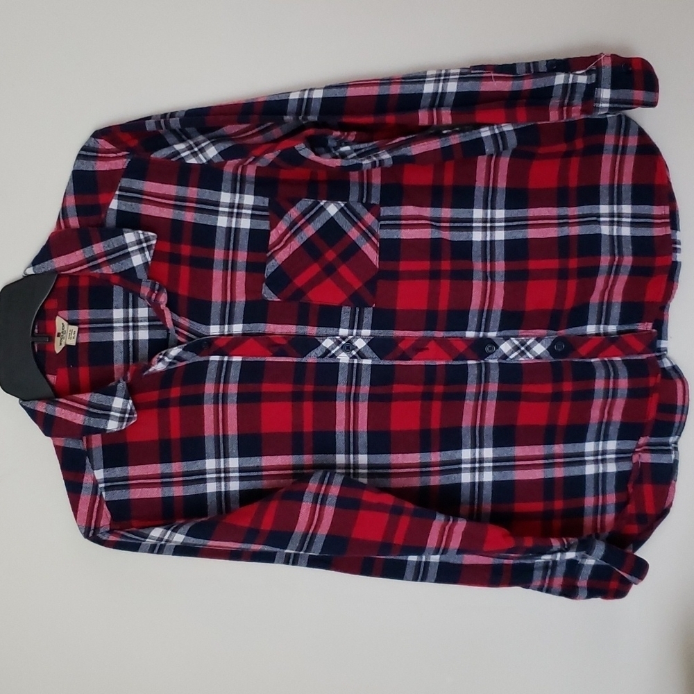 Woolrich flannel button down shirt.